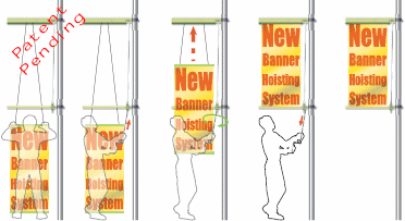 Banner Hoisting System